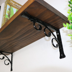 Support mural en métal en forme de L pour étagère flottante à 90 degrés, épaisseur 5 mm, pour étagères en bois - Vente en gros - Product Image 5