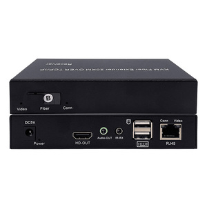Ekstensi serat KVM HDMI 4K60, satu pasang Transmisi Video serat jarak jauh, perangkat USB - Product Image 4