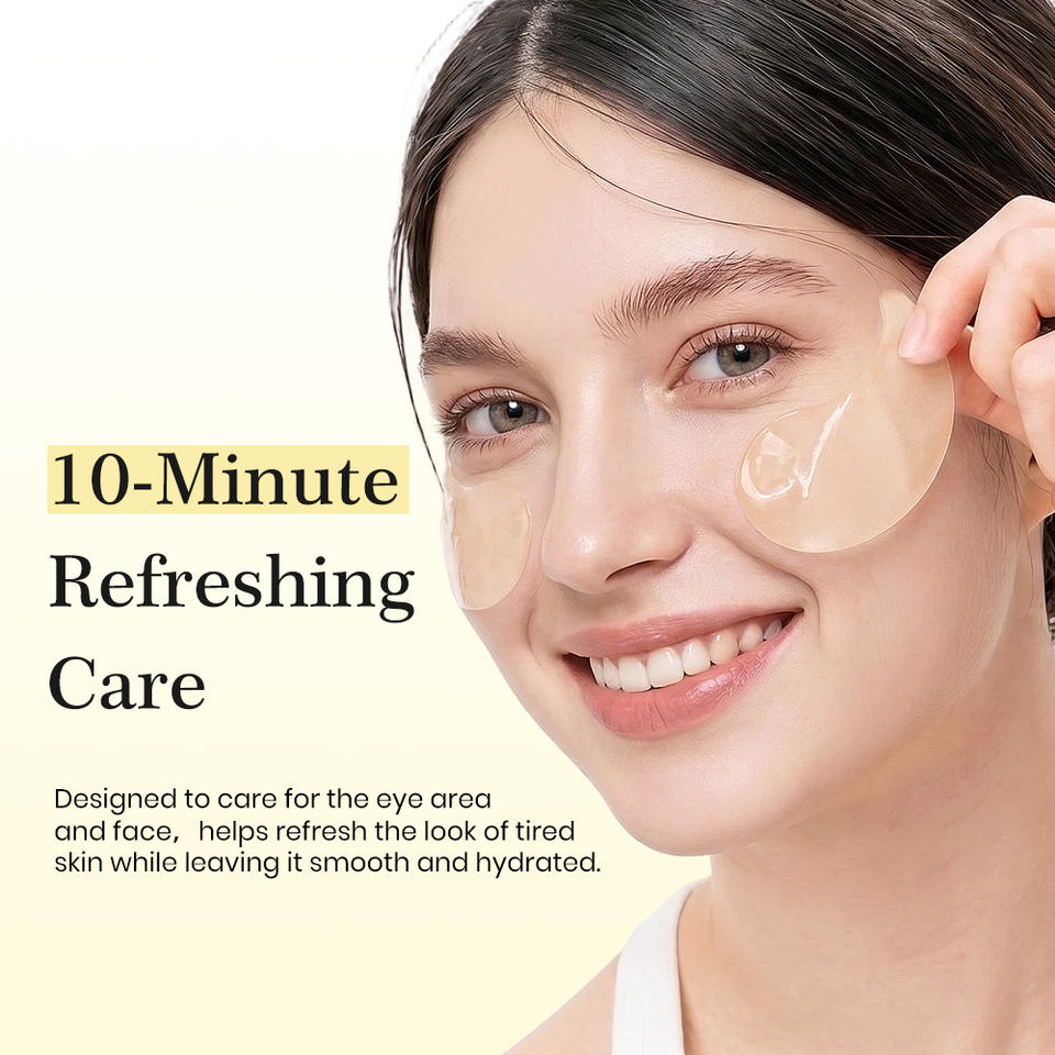 KOEC Kojic Acid Turmeric Vita Jelly Soothing Eye Mask, Hydrogel Under ...