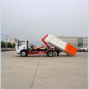 Camión de Basura con Brazo <span class=keywords><strong>Gancho</strong></span>, Hidráulico, Autocargable, Contenedor Desmontable, para Recolección de Residuos, Saneamiento Municipal y Construcción - Product Image 4