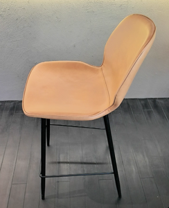 Tabourets <span class=keywords><strong>de</strong></span> <span class=keywords><strong>bar</strong></span> modernes en cuir <span class=keywords><strong>de</strong></span> luxe nordique à dossier haut, durables, pour cuisine, salle à manger, usage commercial, chaises <span class=keywords><strong>de</strong></span> <span class=keywords><strong>bar</strong></span>, réception d'hôtel - Product Image 3