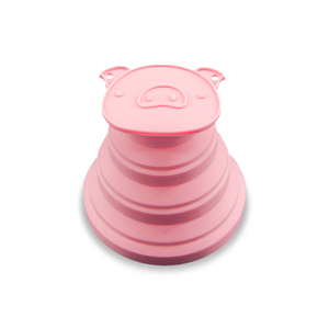 Gobelet de voyage pliable en silicone portable avec couvercle pour boire - Product Image 3