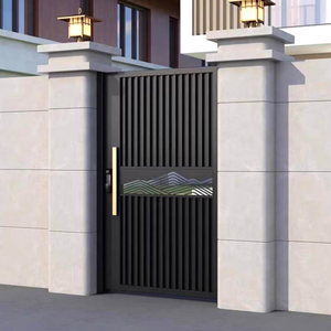 <span class=keywords><strong>Portail</strong></span> d'entrée <span class=keywords><strong>motorisé</strong></span> en <span class=keywords><strong>aluminium</strong></span>, de qualité architecturale, élégant, esthétique, ornemental, pour aménagement paysager, haute visibilité - Product Image 1