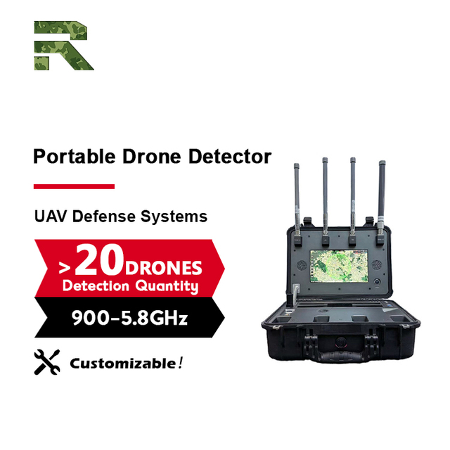 Defense-Standard 10km Passive UAV Awareness Hub All-in-One C-UAV Observation & Pilot Positioning System