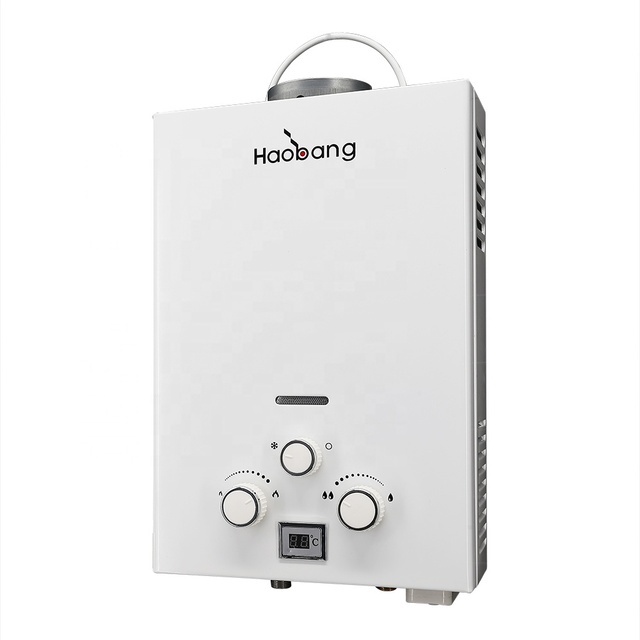 Portable RV Gas Water Heaters Shower Australia Market's Instant Tankless LPG Natural Geyser System Copper for Car Outdoor