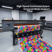 ENJET 1.9m 2 4 I3200 tête numérique grand tissu textile machine d'impression prix sublimation thermique transfert rouleau imprimante
