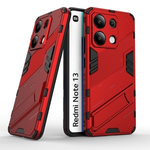 Protezione completa Hard PC Kickstand ibrido armatura morbida custodia per telefono in TPU per <span class=keywords><strong>Redmi</strong></span> Note13 4G Note 13Pro <span class=keywords><strong>5G</strong></span> <span class=keywords><strong>Cover</strong></span> - Product Image 1