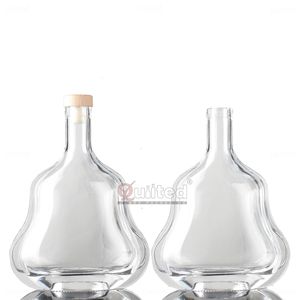 Bouteille de spiritueux, whisky ou brandy en verre blanc épais de 700 ml, personnalisable, avec bouchons, fabriquée en <span class=keywords><strong>France</strong></span>, en vente - Product Image 3