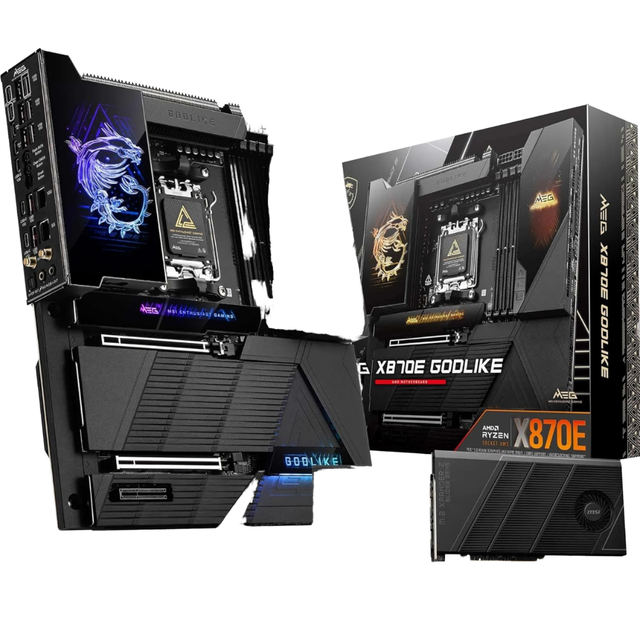 MEG X870E GODLIKE E-ATX Desktop Motherboard Supports CPU 9950X3D/9900X3D/9800X3D Socket AM4 New