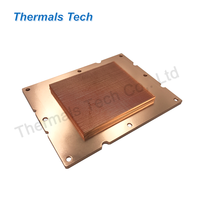 Dissipateur de chaleur en cuivre personnalisé 100*80mm pour matériel informatique à circuit intégré FPGA