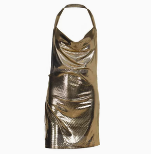 Vestido Sexy con Lentejuelas Metálicas y Espalda Descubierta, Corte A, Ajustado, para Mujer, con Pedrería Brillante, para Discoteca, Mini Fiesta, Nueva Moda 2026 - Product Image 2
