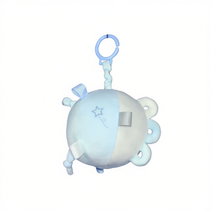 Palla Nanna Blue Rattle Ball 16 cm Juguete suave para bebés - Product Image 2