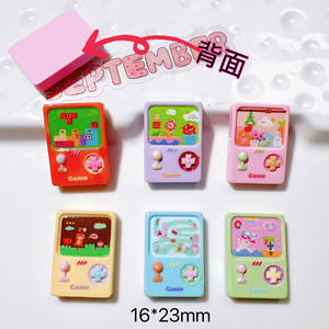 100 pièces dessin animé Console <span class=keywords><strong>de</strong></span> jeu dos plat résine Cabochon pour cheveux arcs Center bricolage Scrapbooking Fit téléphone décoration accessoires - Product Image 2