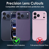 Protection d'écran en verre trempé pour iPhone Duo 17 Air 18 Pro Max, couverture intégrale, transparente, 9H, anti-rayures, film protecteur d'objectif d'appareil photo