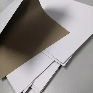 300 gsm 350 gsm erstklassige leuchtende weiße gefütterte solide platte grauer druck und verpackung offset-druck holzpulpe doppeltkarton beschichtet