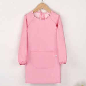 Delantal de Arte Personalizable de Manga Larga, Impermeable y Resistente a la Suciedad, para Caligrafía, para Niños de Primaria y Jardín de Infancia, Duradero, para Pintura - Product Image 4