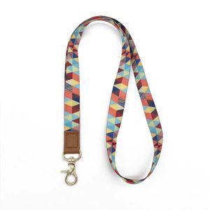 Zp-nhà máy trực tiếp tùy chỉnh <span class=keywords><strong>Polyester</strong></span> Keychain dây cường độ cao in ấn dây đeo cổ với khóa an toàn cho triển lãm thương mại - Product Image 4