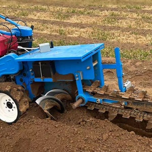 Đa chức năng tự hành chuỗi đào hầm với động cơ diesel nhỏ đào mương máy bằng tay - Product Image 4