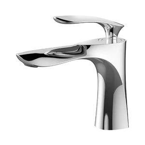 Grifo de lavabo de mano de Material de latón negro contemporáneo tradicional, artículos sanitarios, agua de acero inoxidable de aleación de Zinc de un solo orificio - Product Image 2