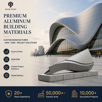 Panneaux de façade ondulés en aluminium pour revêtement de bâtiment, mur-rideau unitaire isolé perforé en métal, personnalisé OEM, 2026 Inno