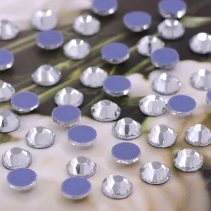 JC Glass Rhinestones Bulk Wholesale Hot-fix High Quality Ss10 Hot Fix Rhinestones Crystal Ab