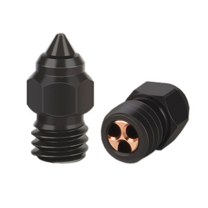 Cabezal de pulverización CR-6 SE de tres orificios CHT de acero endurecido MK8 para impresora 3D Ender 3 5 S1 - Product Image 3