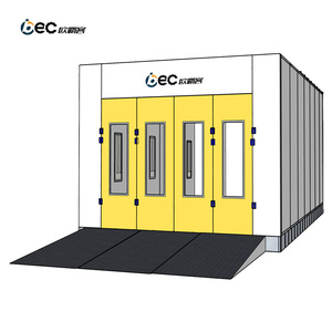 Professionele spuitcabine met OBC hoge luchtstroom zijdelingse aanzuiging, diesel verwarmd - Product Image 6