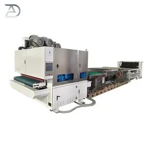 wide belt polish stainless steel sheet Hairline No.4 finishing machines with laminating machine