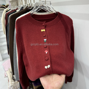 Un Cardigan da <span class=keywords><strong>donna</strong></span> in stile giapponese con bottoni colorati e <span class=keywords><strong>pizzo</strong></span>, un maglione alla moda dolce e Versatile - Product Image 5
