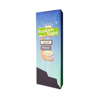 Système d'affichage portable personnalisé pour événements : toile de fond en forme de taie d'oreiller pour la présentation de produits