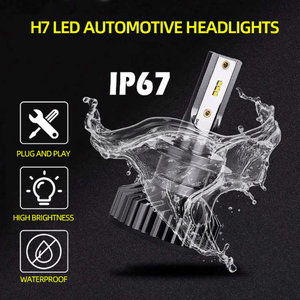 Precio <span class=keywords><strong>barato</strong></span> de alta potencia Auto <span class=keywords><strong>coche</strong></span> faro H1 H3 H4 H11 H7 9005 9006 faros Led para coches - Product Image 5