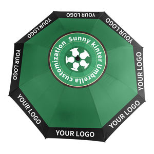 Paraguas de Golf Resistente al Viento, Doble Toldo, 62 Pulgadas, Protección Contra la Lluvia, Mango Ergonómico, Apertura Semiautomática - Product Image 3