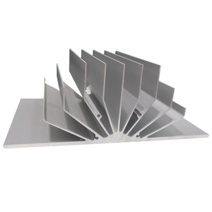 Tùy chỉnh đùn nhôm 6063 hồ sơ tản nhiệt nhôm tản nhiệt với Anodized - Product Image 1