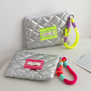 High Quality Nylon Makeup Bag <b>Waterproof</b> Travel Zipper Travel Bag Customized Zipper <b>Pouch</b> With Label Logo - Product Image 2