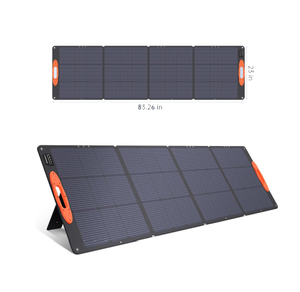 400W Foldable Monocrystalline <b>Silicon</b> 23% Efficiency TUV Certified IP68 <b>Waterproof</b> Portable Solar Charger Compatible Power - Product Image 1