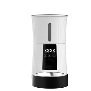 Distributeur automatique de nourriture pour chat et chien 4L avec connexion WiFi, écran tactile LED, enregistreur vocal et système anti-blocage - Product Image 3