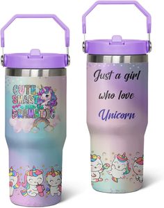 Vaso <span class=keywords><strong>de</strong></span> 30 Onzas con Pajita, Gran Capacidad, con Asa y Pajita, Botellas <span class=keywords><strong>de</strong></span> <span class=keywords><strong>Agua</strong></span> a Prueba <span class=keywords><strong>de</strong></span> Fugas para Niñas, Sedex - Product Image 1