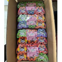 Mini boisson au goût de fruit en forme de papillon, délicieuse collation