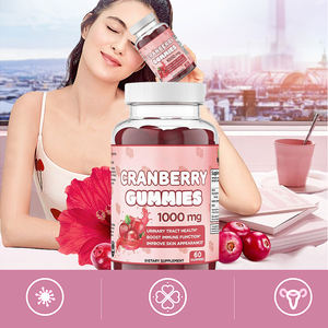 Hezong Cranberry Gummies meningkatkan fungsi imun urin kesehatan meningkatkan penampilan kulit manfaat antioksidan 1000 mg - Product Image 5