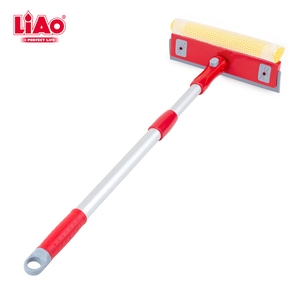 Liao Chuyên Nghiệp Cầm Tay Có Thể Điều Chỉnh Cửa Sổ <span class=keywords><strong>Cleaner</strong></span> Dài Xử Lý Đôi Bên Miếng Bọt Biển Squeegee Cho Làm Sạch Cửa Sổ Kính - Product Image 1