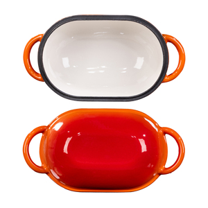 Ustensiles de cuisson en fonte émaillée de haute qualité : cuisson uniforme pour une croûte croustillante et un pain moelleux - Product Image 3