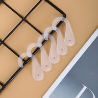 Crochet de rangement pour vêtements en plastique PP avec design en forme de point d'interrogation, taille et couleur personnalisables pour l'affichage des vêtements en supermarché