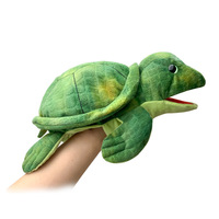 Marionnettes de main d'animaux marins mignons, accessoires d'éducation préscolaire, accessoires de racontage d'histoires, marionnettes à doigts parent-enfant, polyester, coton PP