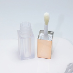 Wholesale Customized Logo Cosmetics Empty Square Lipstick Tube Clear Empty Lipstick Container Tubes Big <b>Brush</b> - Product Image 5