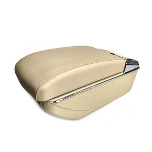 Vtear Elegante Caja de Almacenamiento para Reposabrazos Delantero de Coche de Cuero PU ABS con Portavasos, Accesorios Interiores para <span class=keywords><strong>Volkswagen</strong></span> <span class=keywords><strong>Polo</strong></span> 6R/6C 2011-2018 - Product Image 6