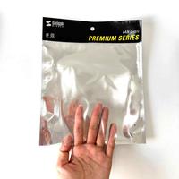 Bolsas de Mylar Plateadas para Envasado, Sellado Térmico Personalizado, Bolsa de Mylar con Sellado de Tres Lados, Bolsas Transparentes para Envasado de Cecina y Bacon