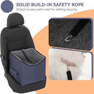 Pet Lookout Safety Seat <strong>Dog</strong> Booster <strong>Car</strong> Seat Portable Pet <strong>Bed</strong> Travel <strong>Dog</strong> <strong>Bed</strong> with Customized Logo - Product Image 4