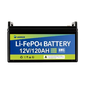 Batterie au lithium-ion 12V 130Ah de grande capacité à prix d'usine Stockage d'énergie à cycle profond