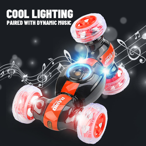<span class=keywords><strong>360</strong></span> °   Coche Teledirigido Acrobático con Giro y Volteo - Control Individual y Doble, Sensor de Gravedad, Luces LED y Música Dinámica - Product Image 3