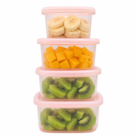 Contenants de stockage alimentaire avec couvercles - Contenants réutilisables pour la préparation des repas, boîtes à lunch sans BPA pour congélateur, pour restes, collations, fruits, salades
